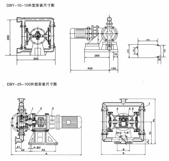 DBY電動(dòng)隔膜泵